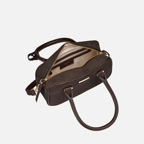 Handbag NYMBELLE BAG WOMAN Chocolate - image number 4 | GEOX