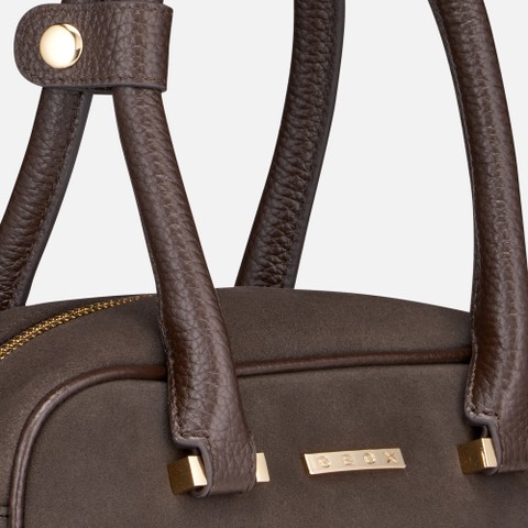 Handbag NYMBELLE BAG WOMAN Chocolate - image number 5 | GEOX