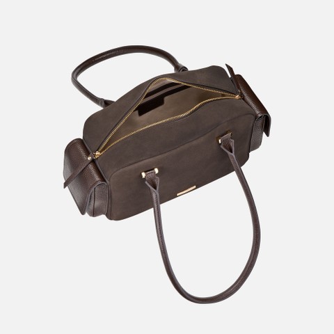 Handbag NYMBELLE BAG WOMAN Chocolate - image number 4 | GEOX