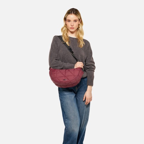 Shoulder bag ACHSIE BAG WOMAN Bordeaux - image number 6 | GEOX