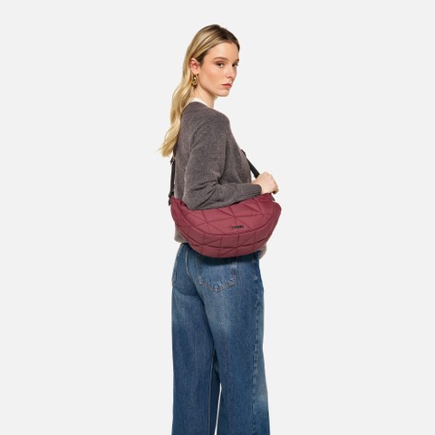 Shoulder bag ACHSIE BAG WOMAN Bordeaux | GEOX