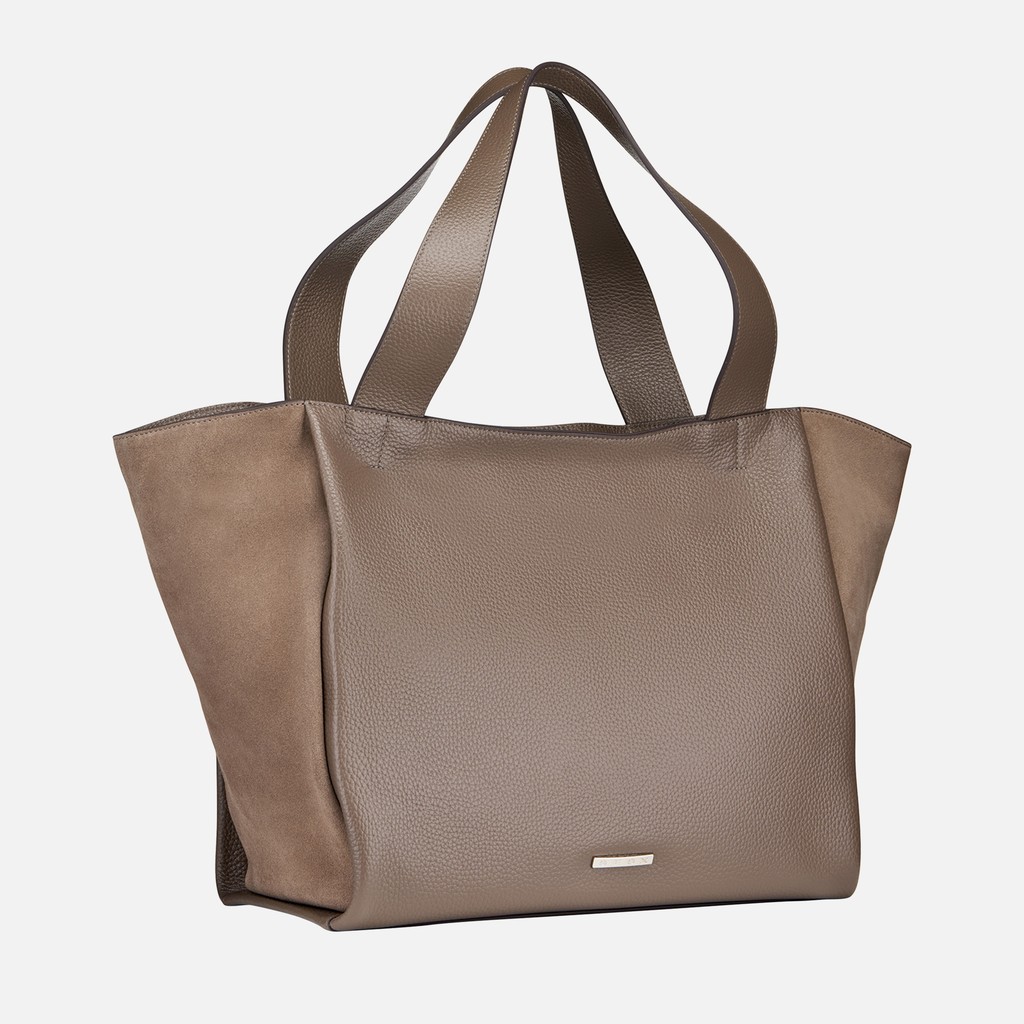 Handbag LILIANOR BAG WOMAN Dove Gray - image number 2 | GEOX