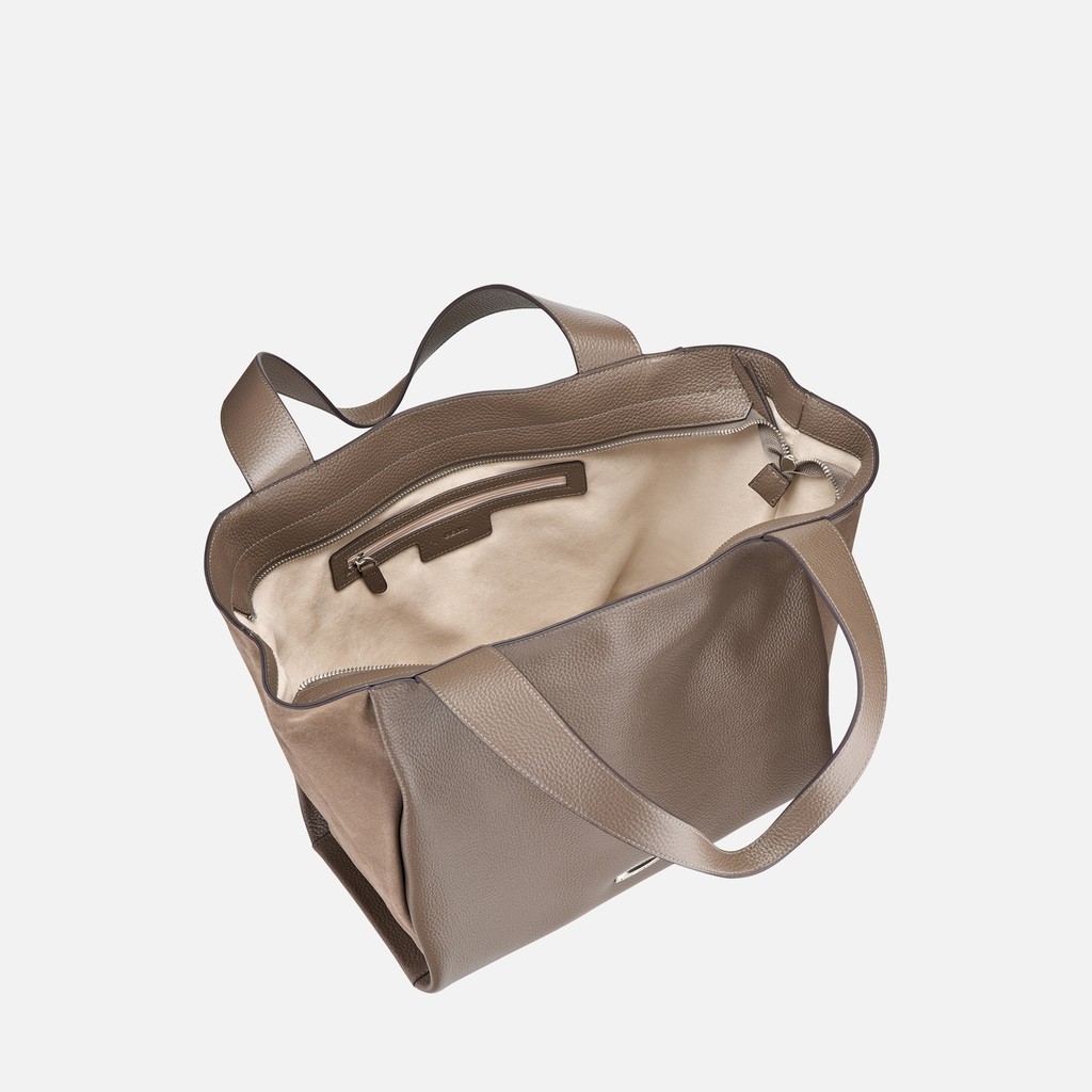 Handbag LILIANOR BAG WOMAN Dove Gray - image number 4 | GEOX