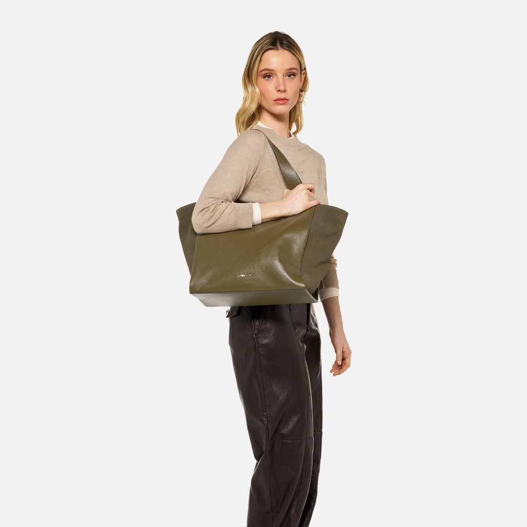 Bolso de mano LILIANOR BAG MUJER Verde militar - image number 1 | GEOX