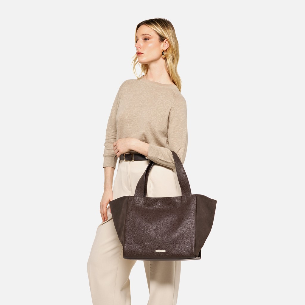 Bolso de mano LILIANOR BAG MUJER Marr&oacute;n - image number 0 | GEOX