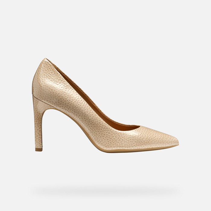 High-heel court shoes FAVIOLA WOMAN Dark Skin | GEOX