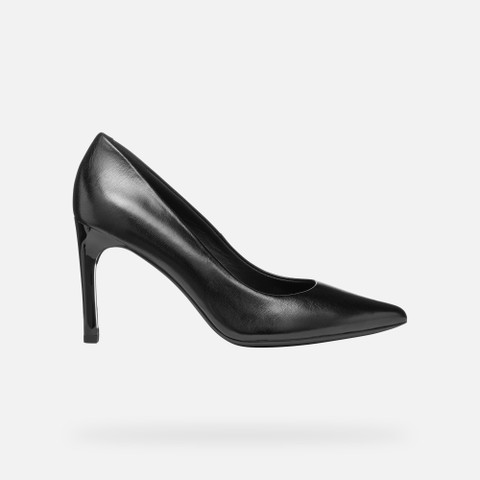 high-heeled court shoes FAVIOLA WOMAN Black - image number 1 | GEOX
