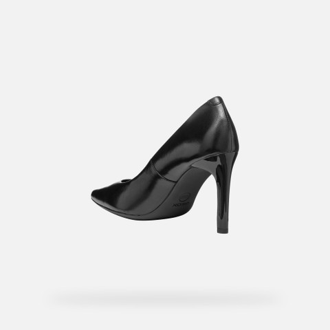 high-heeled court shoes FAVIOLA WOMAN Black - image number 3 | GEOX