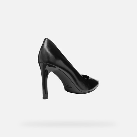 high-heeled court shoes FAVIOLA WOMAN Black - image number 4 | GEOX