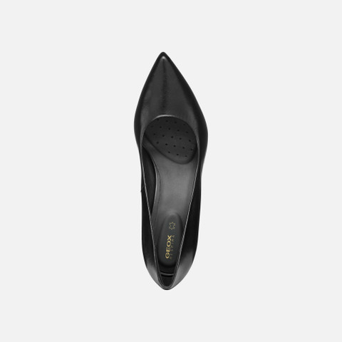high-heeled court shoes FAVIOLA WOMAN Black - image number 5 | GEOX
