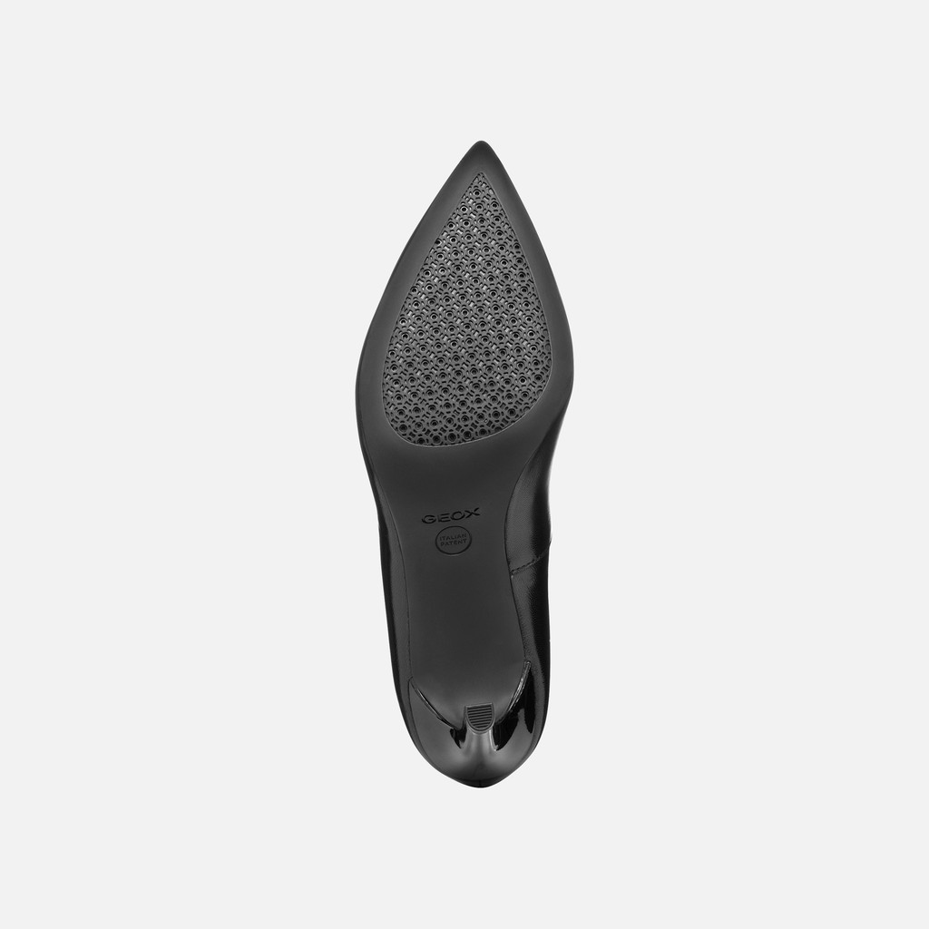 high-heeled court shoes FAVIOLA WOMAN Black - image number 6 | GEOX