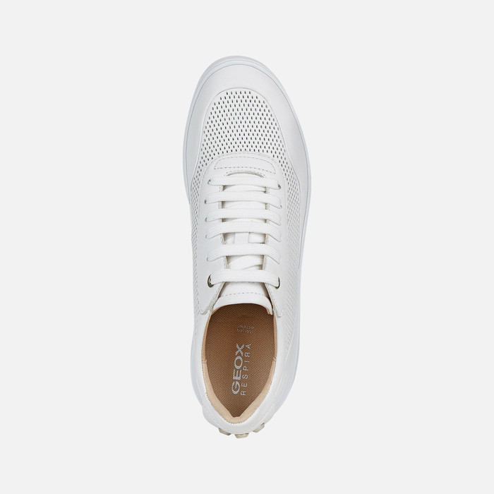 Geox® RUBIDIA Woman: White Sneakers | Geox®