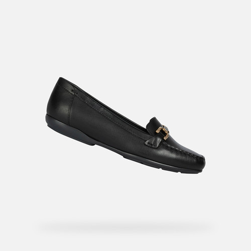 Mocassins Femme Talon Ou Semelle Compens e en Cuir Geox