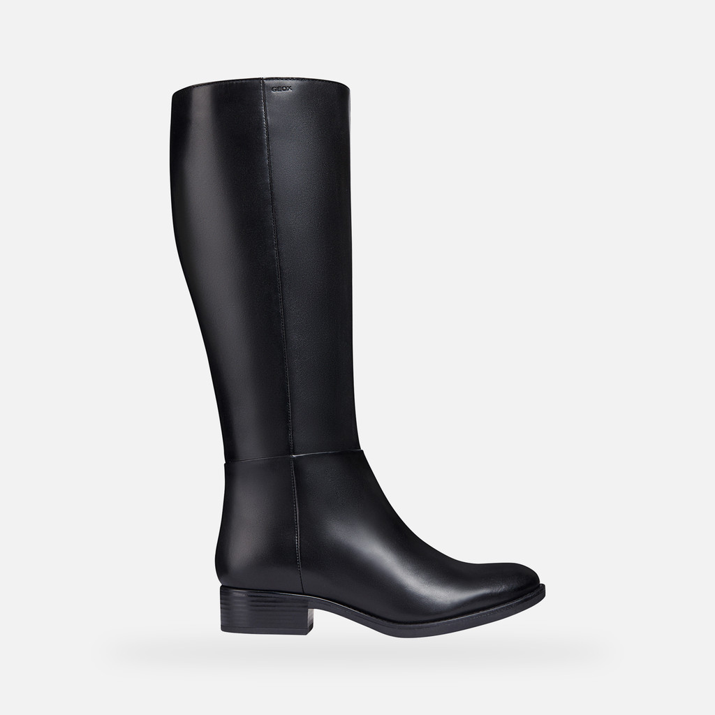 leather boots FELICITY WOMAN Black - image number 0 | GEOX