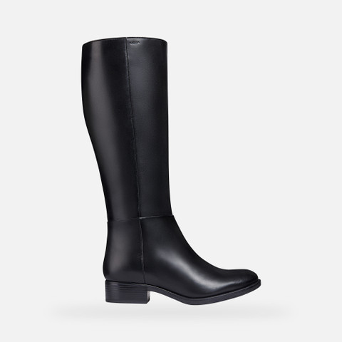 leather boots FELICITY WOMAN Black - image number 0 | GEOX