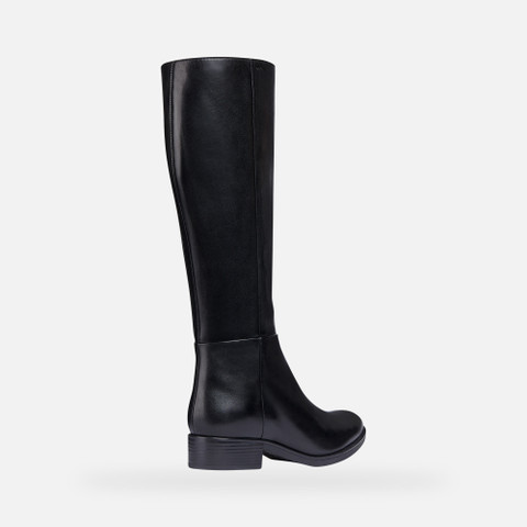 leather boots FELICITY WOMAN Black - image number 4 | GEOX