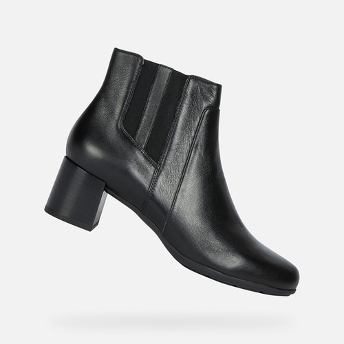 ANKLE BOOTS WOMAN NEW ANNYA MID WOMAN - BLACK