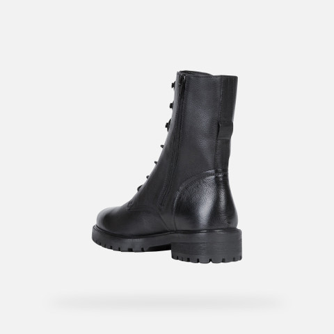 Rangers chaussures HOARA FEMME Noir - image number 4 | GEOX