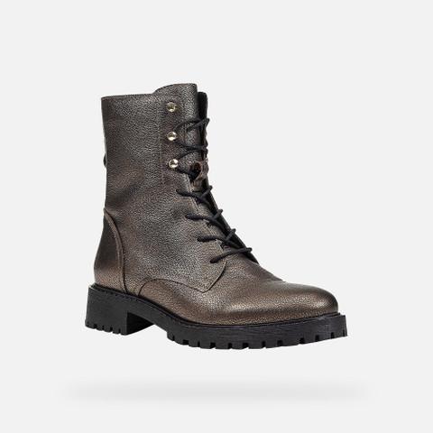 Combat boots HOARA WOMAN Lead - image number 2 | GEOX