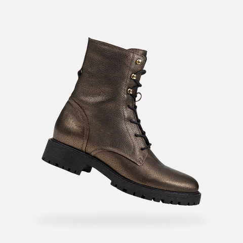 Combat boots HOARA WOMAN Lead - image number 0 | GEOX