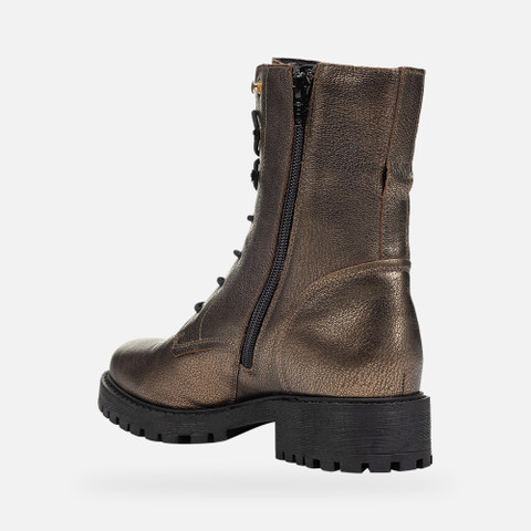 Combat boots HOARA WOMAN Lead - image number 3 | GEOX