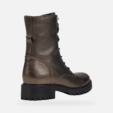 Combat boots HOARA WOMAN Lead - image number 4 | GEOX