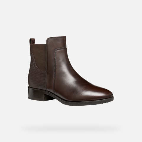 Chelsea boots FELICITY WOMAN Dark Brown - image number 2 | GEOX