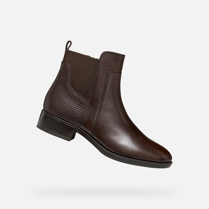 Chelsea boots FELICITY WOMAN Dark Brown | GEOX