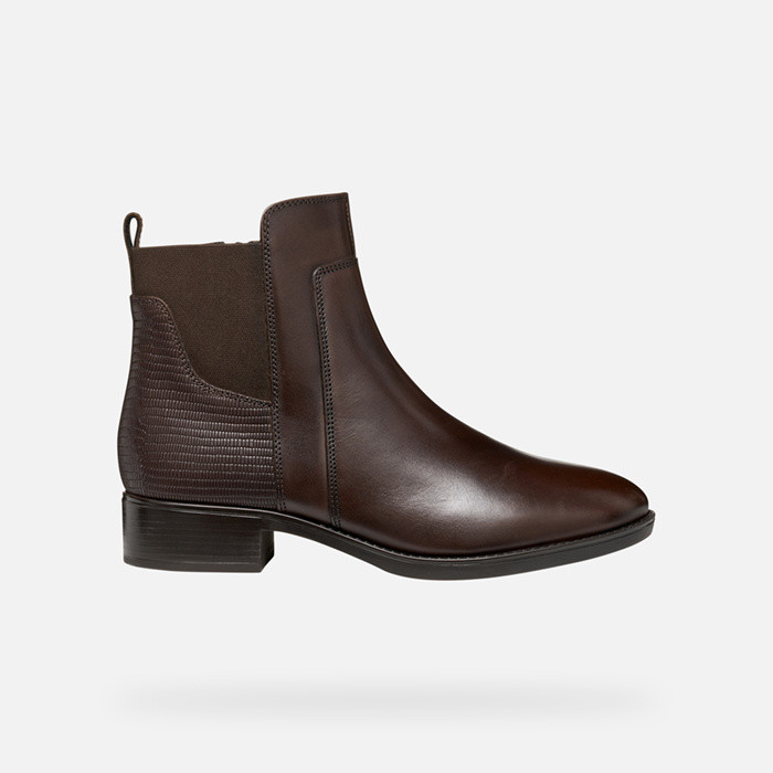 Chelsea boots FELICITY WOMAN Dark Brown | GEOX