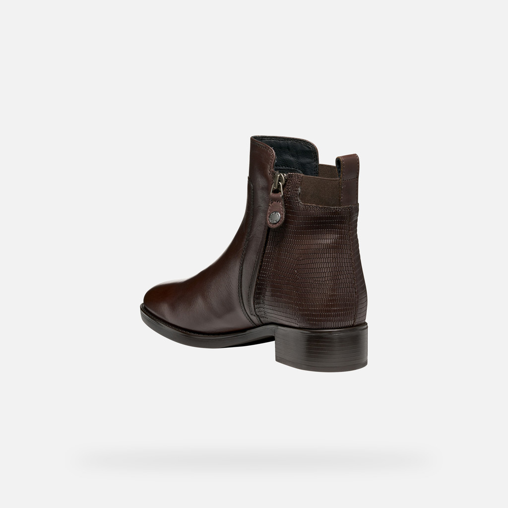 Chelsea boots FELICITY WOMAN Dark Brown - image number 3 | GEOX