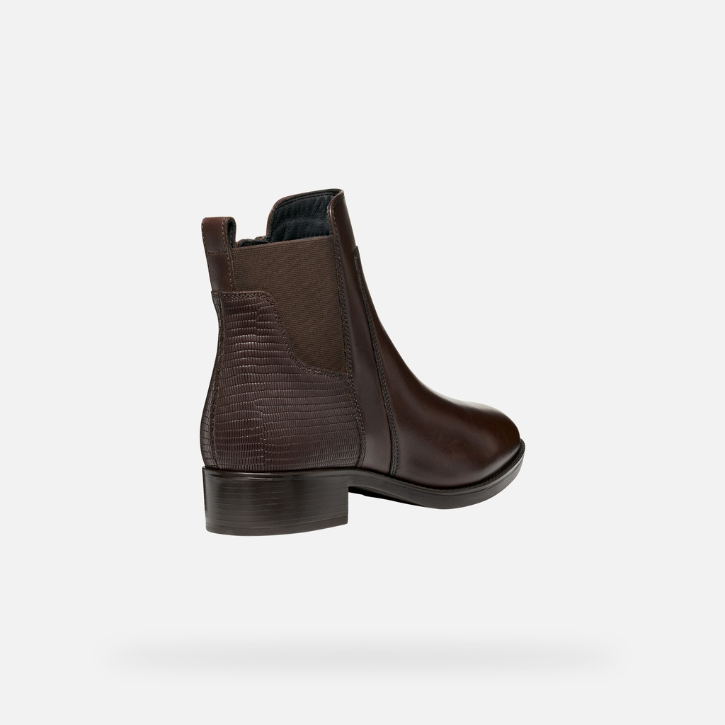 Chelsea boots FELICITY WOMAN Dark Brown - image number 4 | GEOX