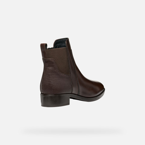 Chelsea boots FELICITY WOMAN Dark Brown - image number 4 | GEOX