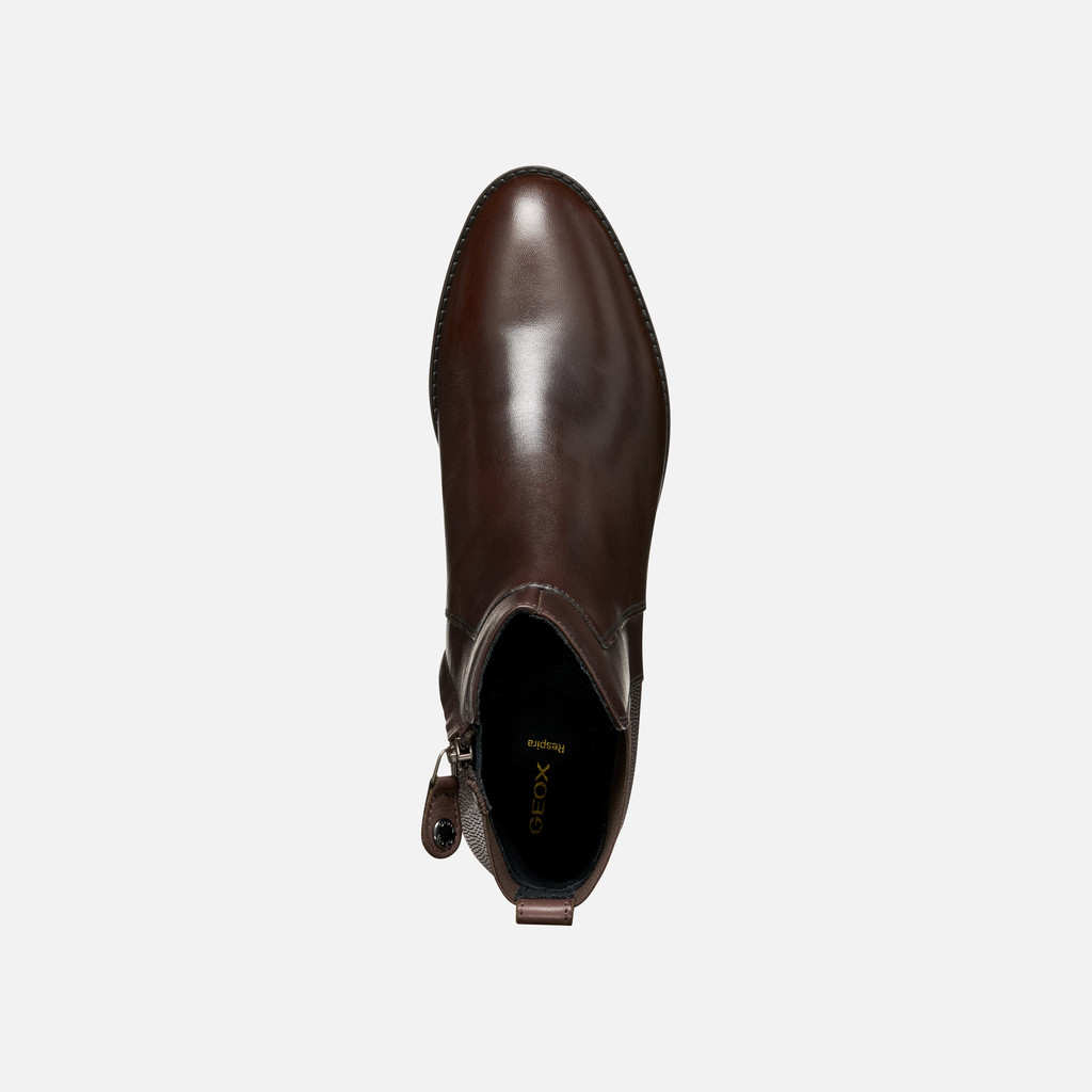 Chelsea boots FELICITY WOMAN Dark Brown - image number 5 | GEOX