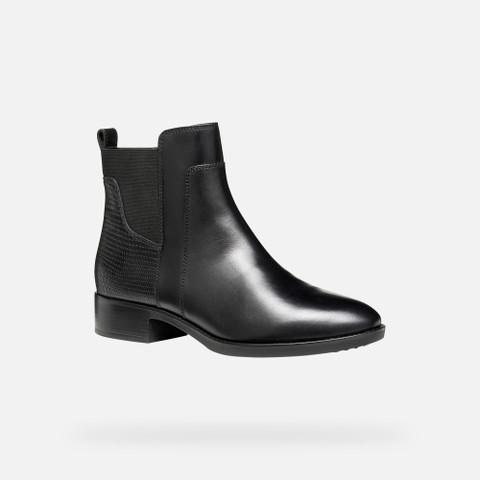 Stivaletti Chelsea Donna Tamaris In Pelle, Neri, Tacco 3 Cm, Comodi, Modello Core Basic 1-1-25376-29, Per Tutti I Giorni