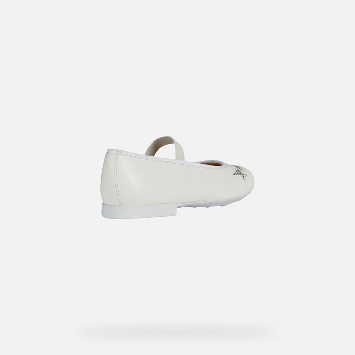 Geox® PLIE': Zapatos Boda Blancas Niña | Geox® Colección