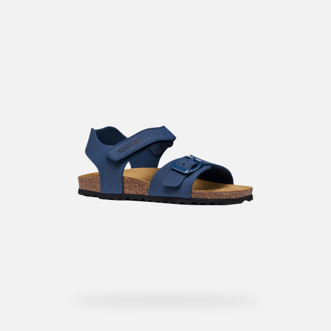 Open sandals GHITA BOY Dark Blue - image number 2 | GEOX