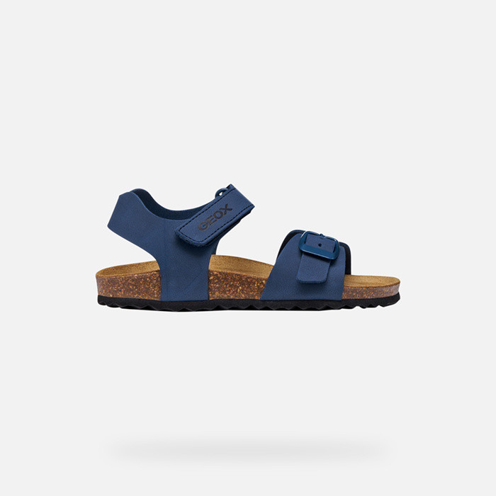 Open sandals GHITA BOY Dark Blue | GEOX