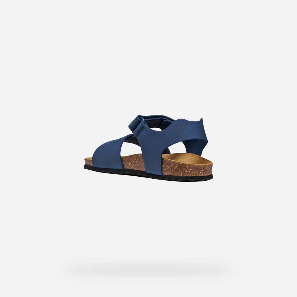 Open sandals GHITA BOY Dark Blue - image number 3 | GEOX