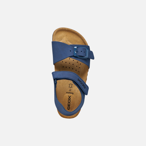 Open sandals GHITA BOY Dark Blue - image number 5 | GEOX
