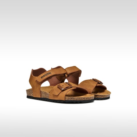 Sandali aperti GHITA BAMBINO Caramello - image number 1 | GEOX