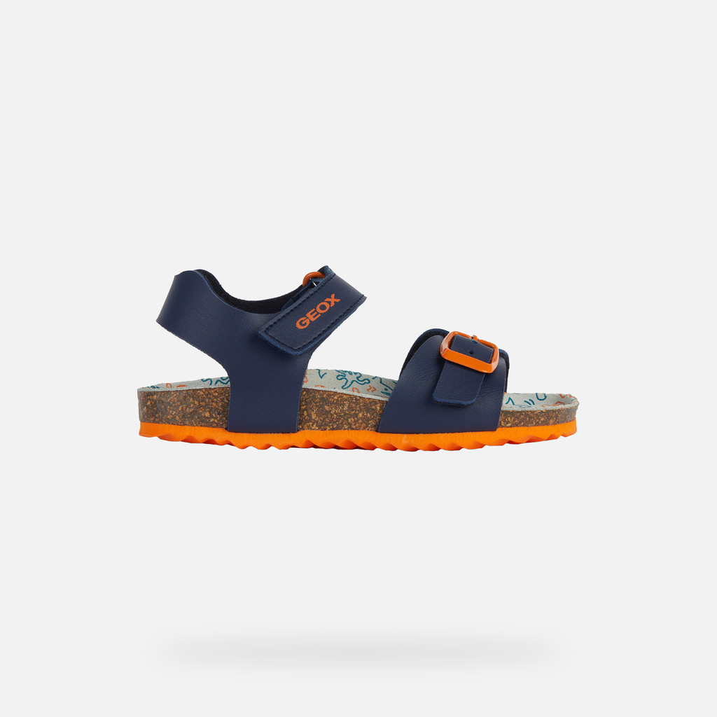 Ghita Garçon Bleu Marine/orange Foncé