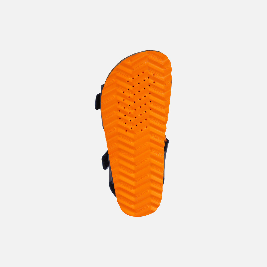 open sandals GHITA BOY Navy/Dark Orange - image number 6 | GEOX