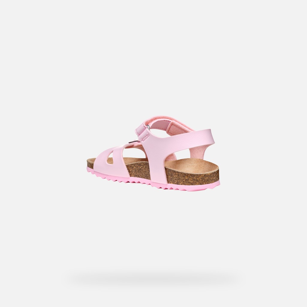 Open sandals ADRIEL GIRL Light Pink - image number 3 | GEOX