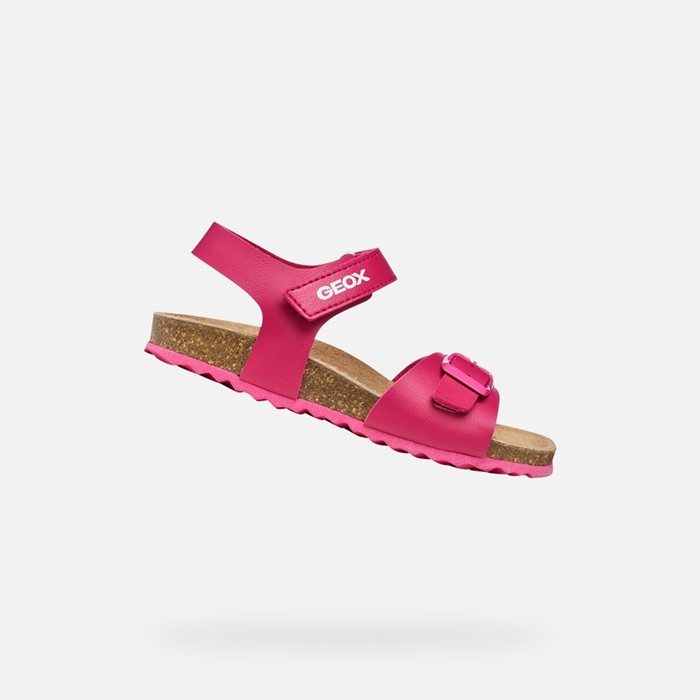 Open sandals ADRIEL GIRL Dark Fuchsia | GEOX
