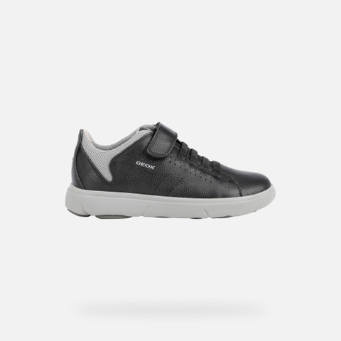 Low Top Sneakers NEBCUP JUNIOR Black/Grey - image number 1 | GEOX