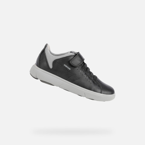 Low Top Sneakers NEBCUP JUNIOR Black/Grey - image number 0 | GEOX