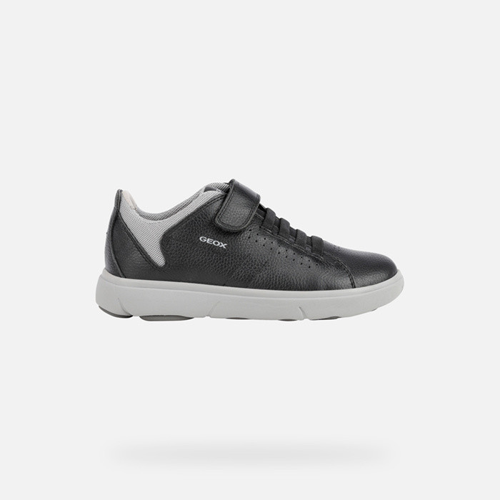 Low top sneakers NEBCUP JUNIOR Black/Grey | GEOX