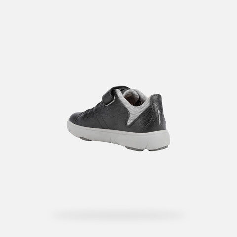 Low Top Sneakers NEBCUP JUNIOR Black/Grey - image number 3 | GEOX