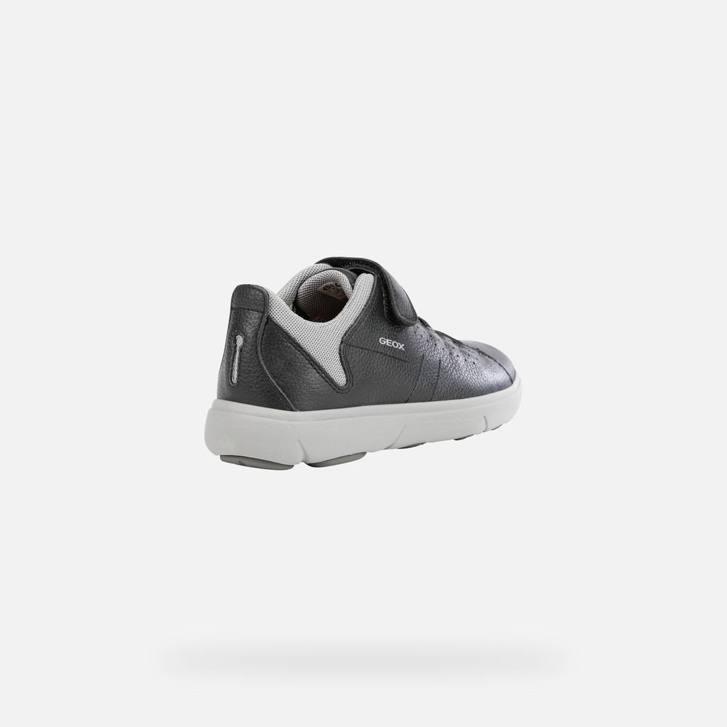 Low Top Sneakers NEBCUP JUNIOR Black/Grey - image number 4 | GEOX