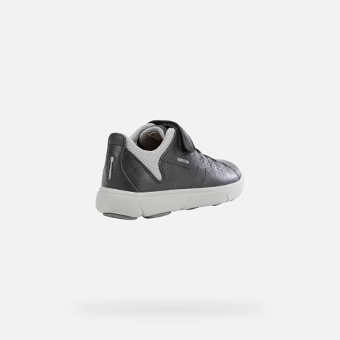 Low Top Sneakers NEBCUP JUNIOR Black/Grey - image number 4 | GEOX